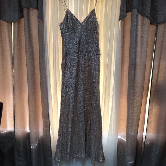Nicole Miller Sequin Evening Gown - Picture 1 of 6